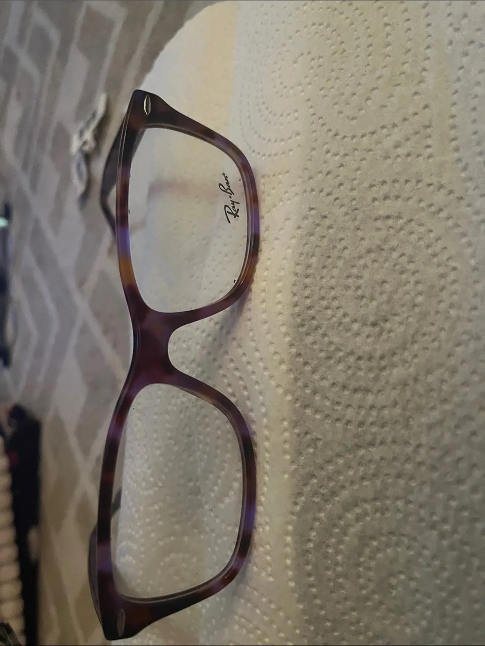 Ray-Ban Purple Tortoiseshell Women’s Eyeglass Frames - Ray-Ban